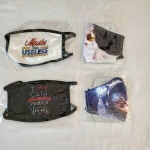 NWT   Four Face Masks